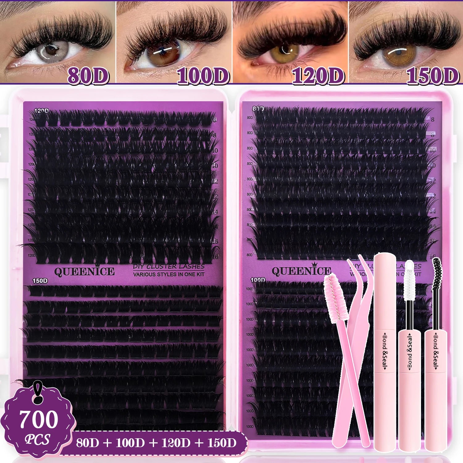 Kit extension faux cils 9-16mm