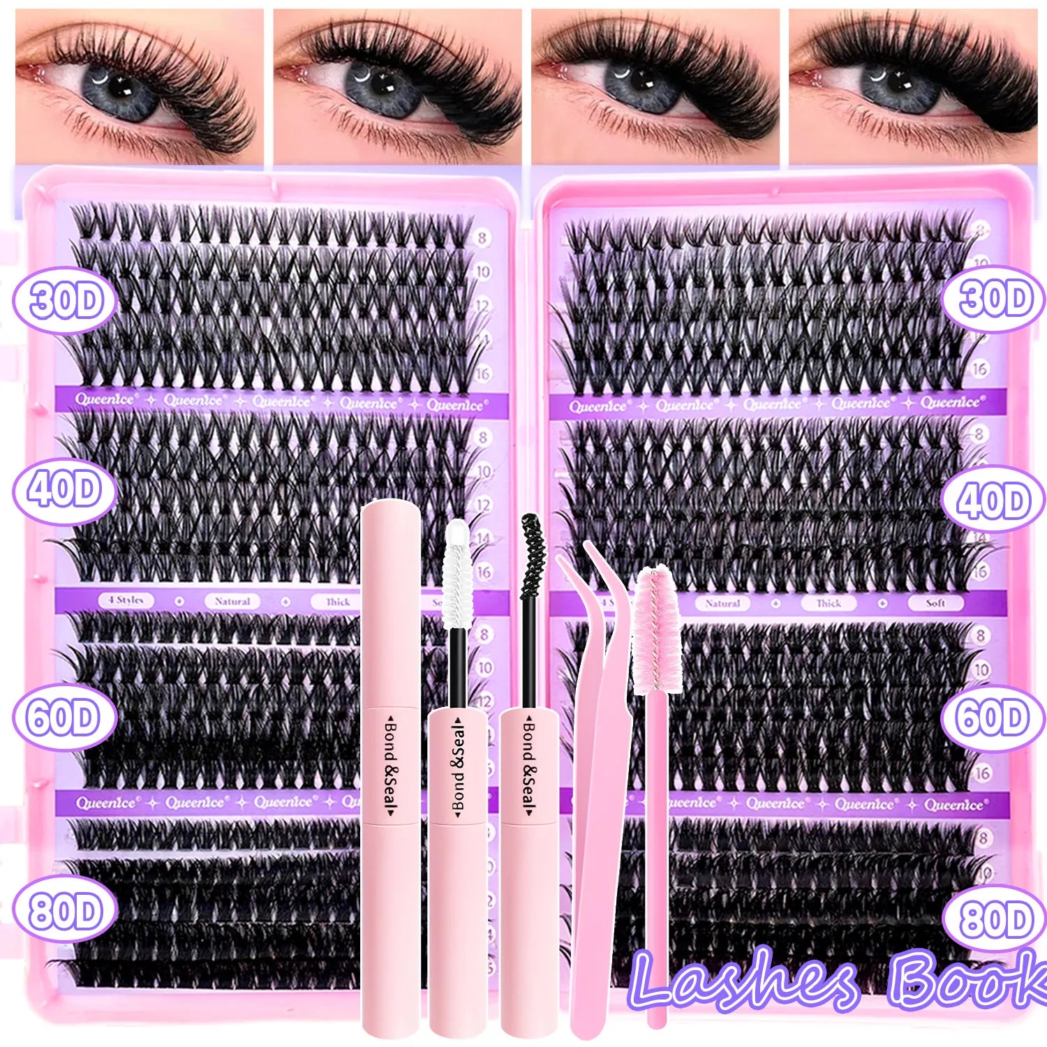 Kit extension faux cils 9-16mm