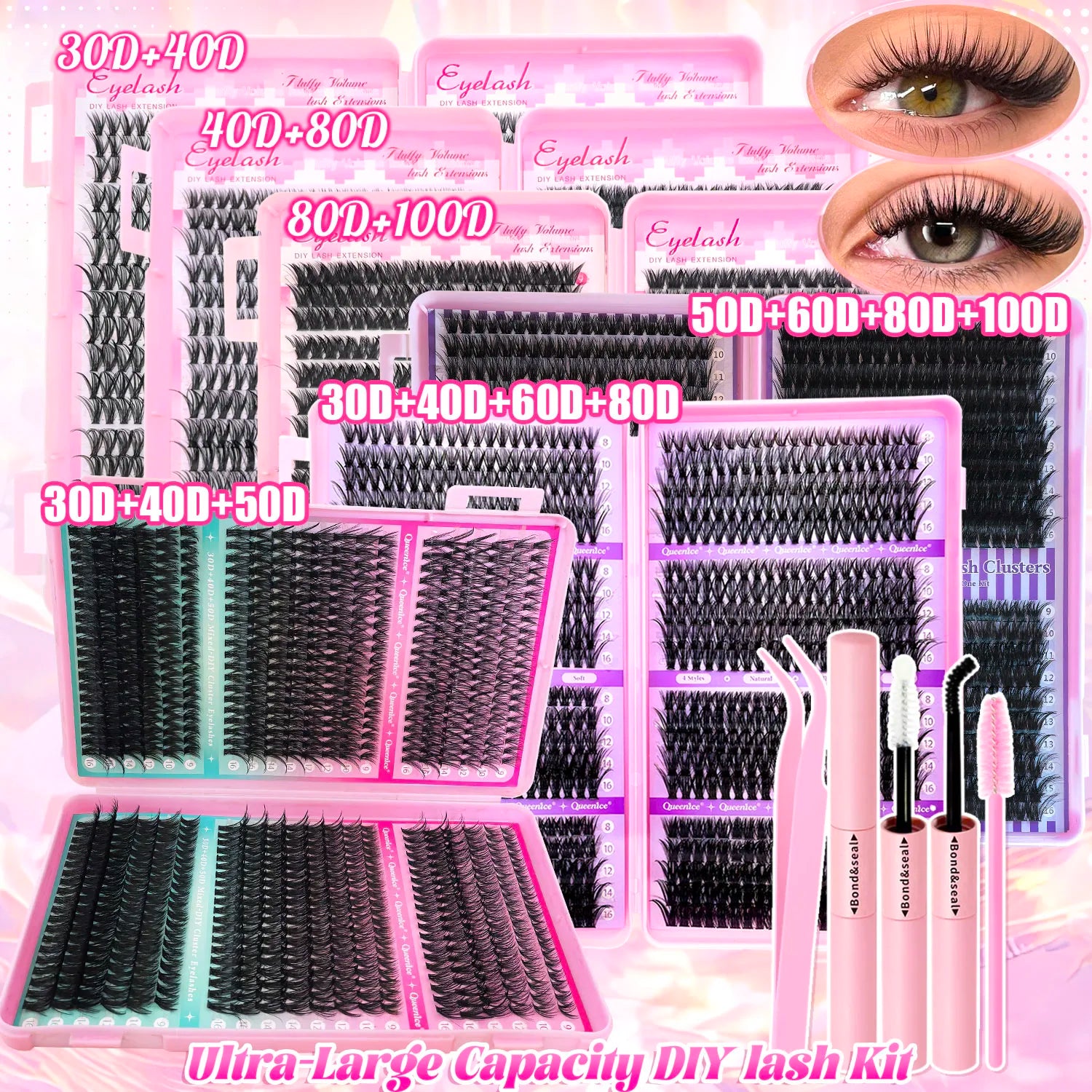 Kit extension faux cils 9-16mm