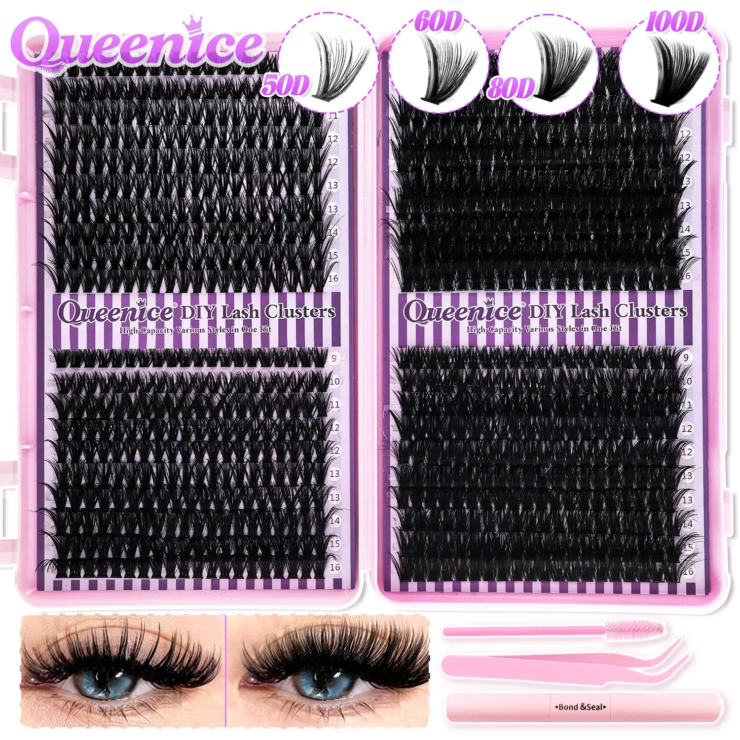 Kit extension faux cils 9-16mm