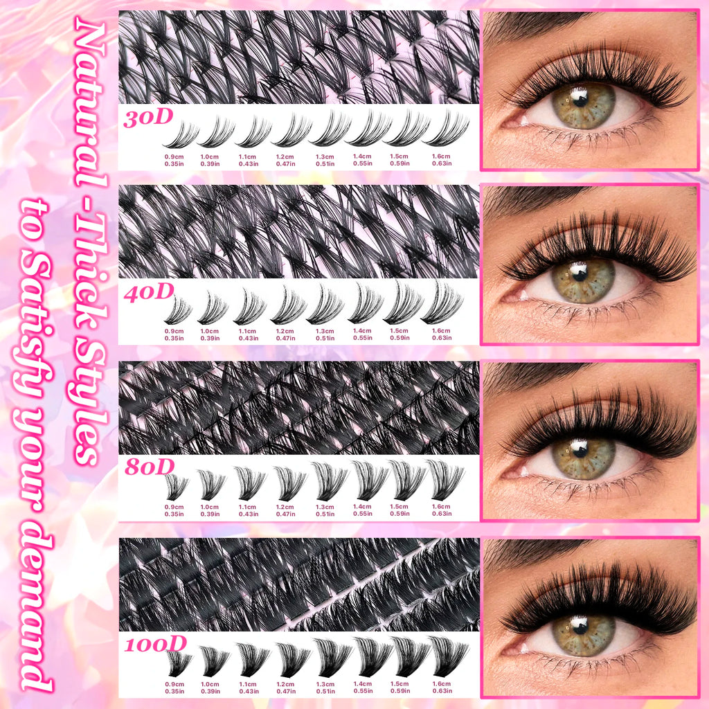 Kit extension faux cils 9-16mm