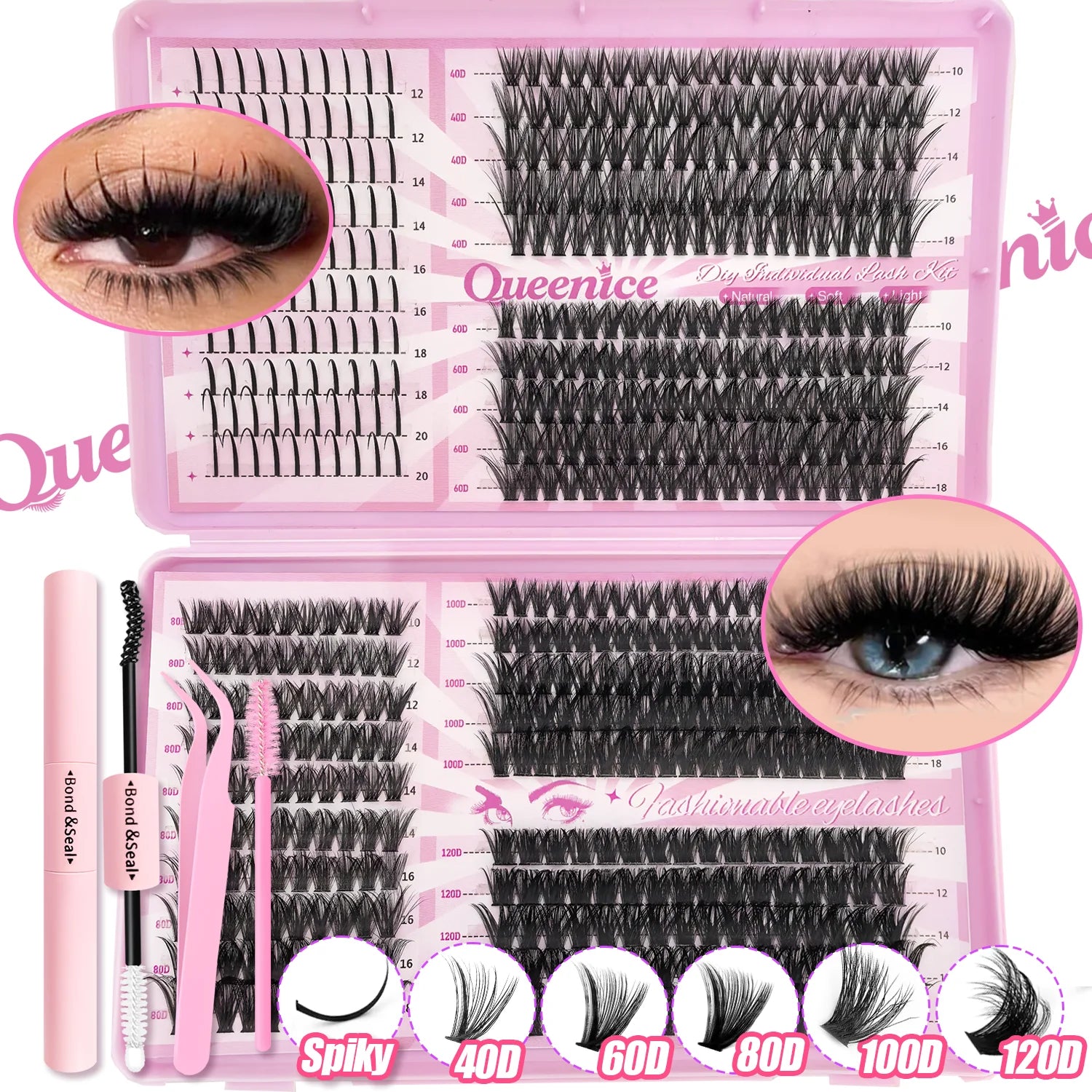 Kit extension faux cils 9-16mm